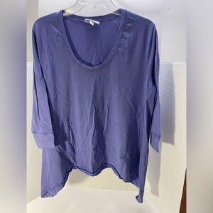 Casual Light Purple Top, Size 1X